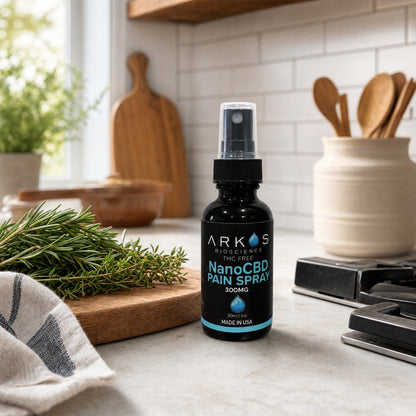 Pain Spray kitchen lifestyle