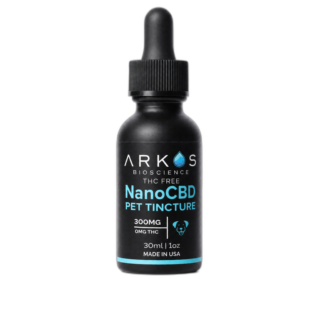 Arkos NanoCBD Pet Tincture with dropper