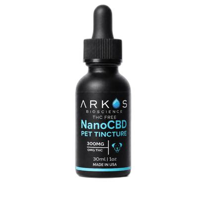 Arkos NanoCBD Pet Tincture with dropper