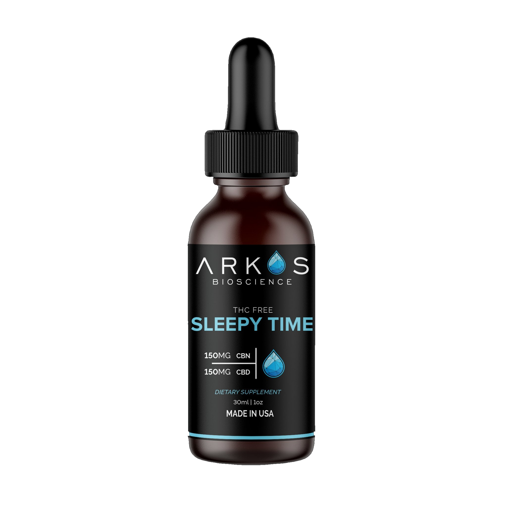 Arkos Sleepy Time CBN CBD sleep tincture 150mg CBN 150mg CBD bottle