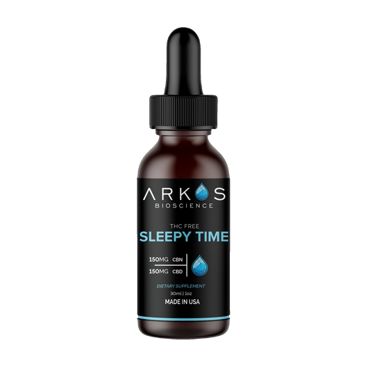 Arkos Sleepy Time CBN CBD sleep tincture 150mg CBN 150mg CBD bottle